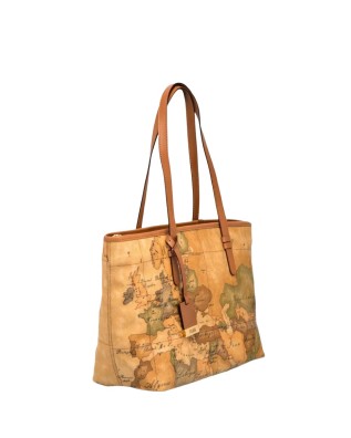 Alviero Martini Prima Classe  - Borsa Shopping dimensione Media in Tessuto Geo Classic 2