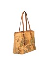 Alviero Martini Prima Classe  - Borsa Shopping dimensione Media in Tessuto Geo Classic