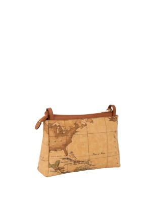 Alviero Martini Prima Classe - Borsa a tracolla grande stampa Geo Classic 2