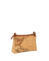 Alviero Martini Prima Classe - Borsa a tracolla grande stampa Geo Classic