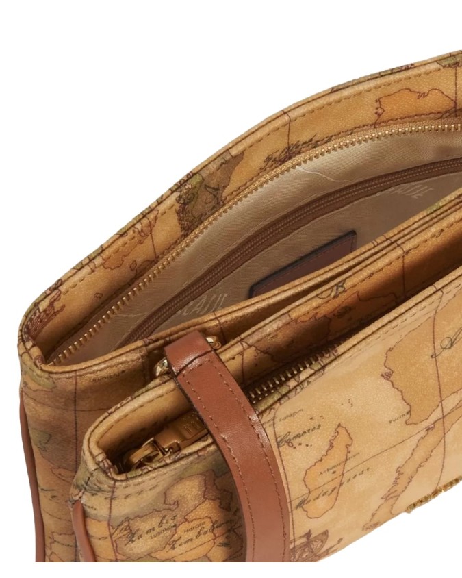 Alviero Martini Prima Classe - Borsa a Tracolla Geo Classic Piccola con due Scomparti