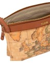 Alviero Martini Prima Classe - Borsa a tracolla media stampa Geo Classic