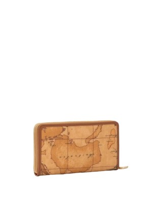 Alviero Martini Prima Classe - Portafoglio donna zip around in tessuto Geo Classic medio 2
