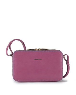 Piquadro - Borsa a tracolla in pelle con doppio scomparto Blue Square