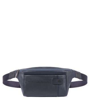 Piquadro - Marsupio Uomo in pelle con porta auricolari Urban