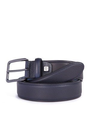 Piquadro - Cintura 35mm in pelle con fibbia ad ardiglione Black Square