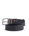 Piquadro - Cintura reversibile in pelle 35 mm Blue Square Special
