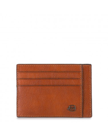 Piquadro - Bustina porta carte di credito in pelle Black Square