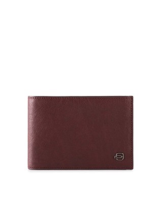 Piquadro - Portafoglio uomo con porta monete in pelle Black Square