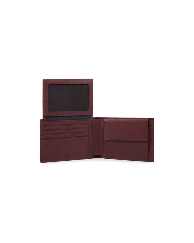 Piquadro - Portafoglio uomo con porta monete in pelle Black Square