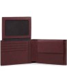 Piquadro - Portafoglio uomo con porta monete in pelle Black Square