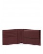 Piquadro - Portafoglio uomo con portamonete in pelle Black Square