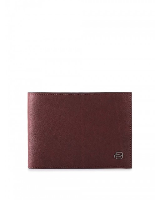 Piquadro - Portafoglio uomo con portamonete in pelle Black Square