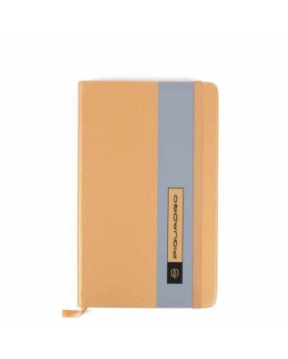 Piquadro - Quaderno A5 pelle e tessuto eco Bios