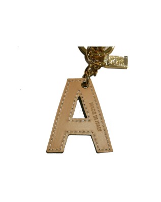 Alviero Martini Prima Classe - Portachiavi  a ciondolo Charm Lettera A Geo Classic White 2