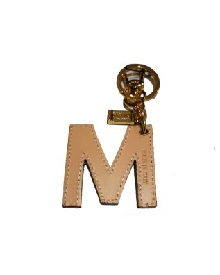 Alviero Martini Prima Classe - Portachiavi  a ciondolo Charm Lettera M Geo Classic White 2