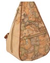 Alviero Martini Prima Classe - Zaino monospalla in tessuto Geo Classic