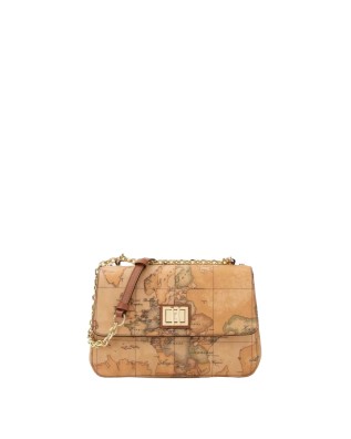 Alviero Martini Prima Classe - Borsa a tracolla con patta in