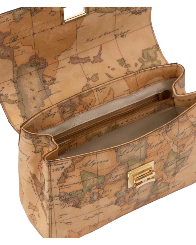 Alviero Martini Prima Classe - Borsa a tracolla con patta in