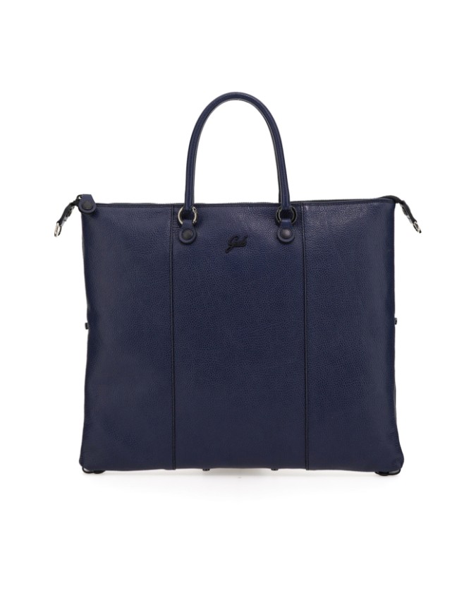 Gabs - Borsa Piatta G3 Plus Tg L in pelle Ruga Black
