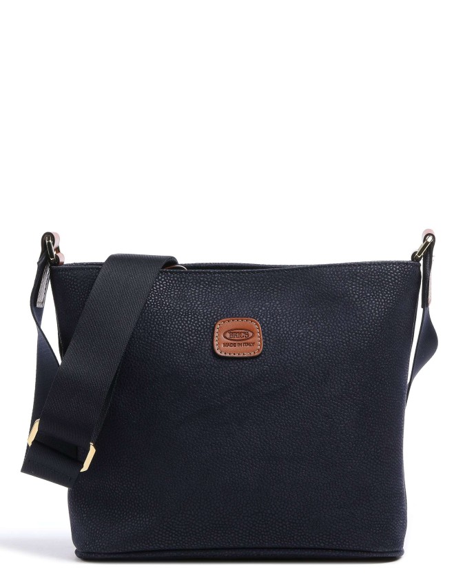 Bric's - Borsa a secchiello in pelle sintetica Life