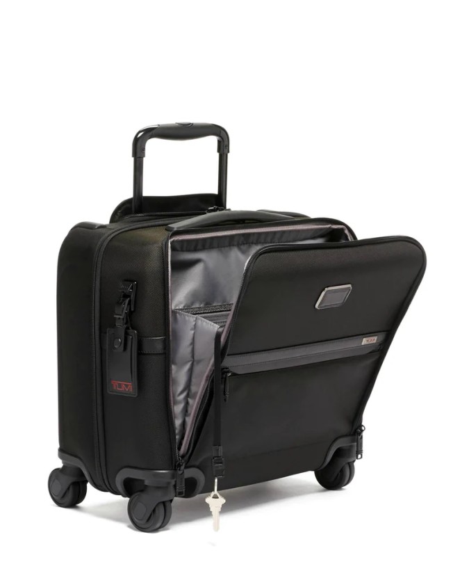 Tumi - Cartella porta pc 15'' con ruote da lavoro in nylon balistico Alpha 3