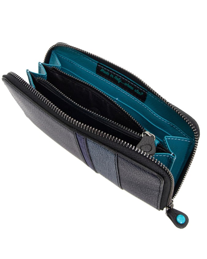 Gabs - Portafoglio in pelle GMoney17 Hokusai Black