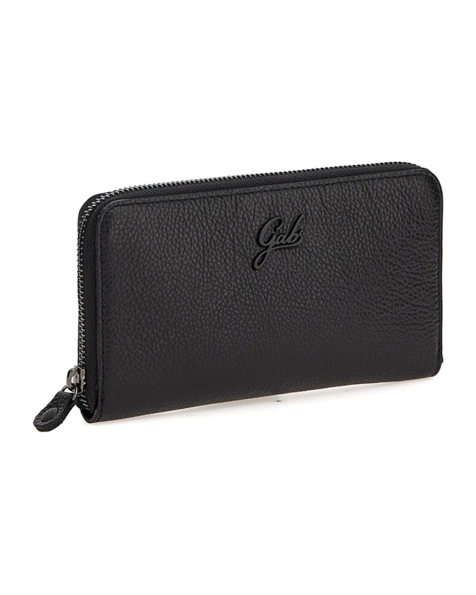 Gabs - Portafoglio donna GMoney17 in pelle ziparound Black