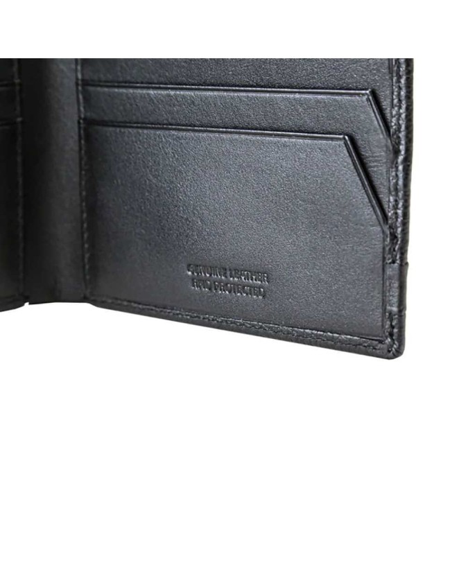Momo Design - Portafoglio uomo in pelle dollaro con ribaltina porta documenti