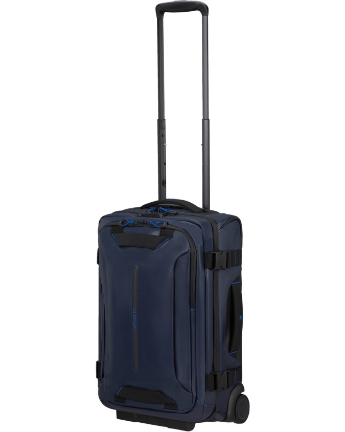 Samsonite - Borsone in tessuto riciclato con ruote a doppio comparto 55 cm Ecodiver