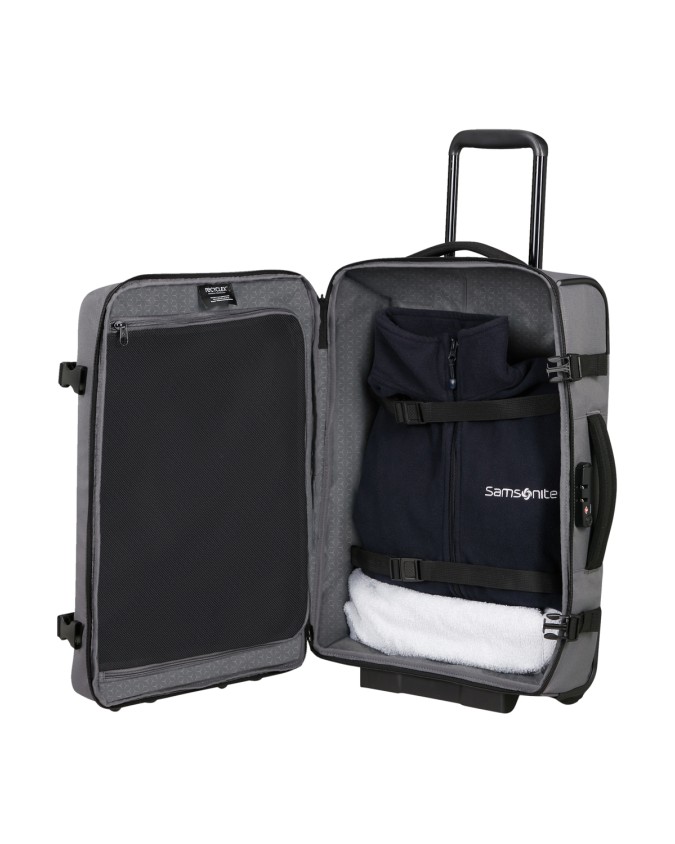  Samsonite - Borsone in Pet riciclato con 2 ruote 55cm Roader