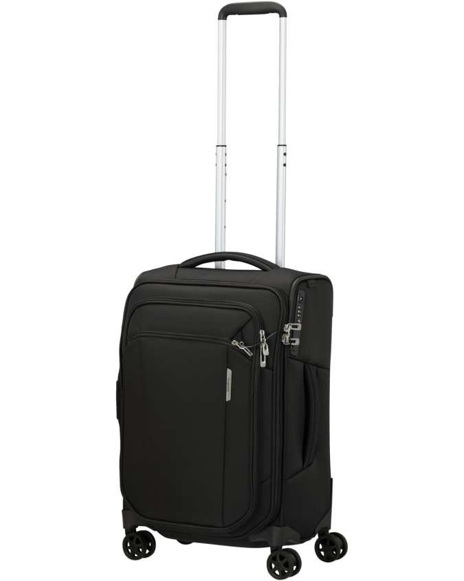 Samsonite - Trolley cabina in tessuto riciclato espandibile 4 ruote 55cm Respark