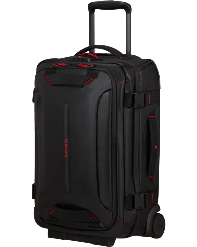 Samsonite - Borsone in tessuto riciclato con ruote a doppio comparto 55 cm Ecodiver