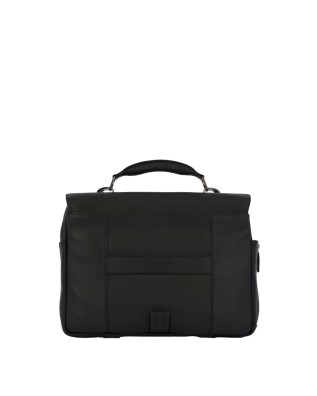 Piquadro - Cartella in pelle porta pc 15.6'' con manico singolo e tasche esterne Modus 2