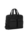 Piquadro - Cartella sottile in pelle porta pc 14'' e porta iPad®Air/Air2 a due manici Modus