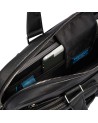 Piquadro - Cartella sottile in pelle porta pc 14'' e porta iPad®Air/Air2 a due manici Modus
