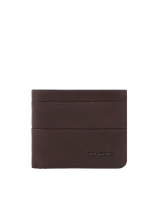 Piquadro - Portafoglio uomo in pelle con porta documenti e protezione RFID