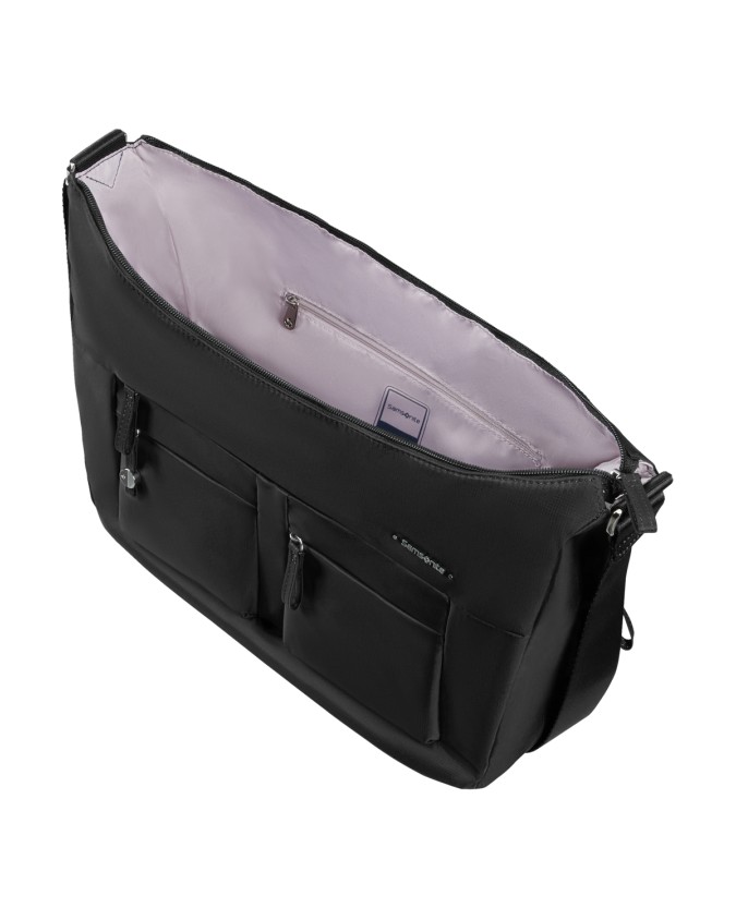 Samsonite - Borsa a tracolla in nylon Media con due tasche esterne Move 4.0