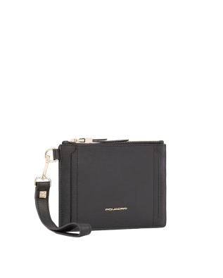 Piquadro - Pochette donna in pelle con manico removibile Circle 2