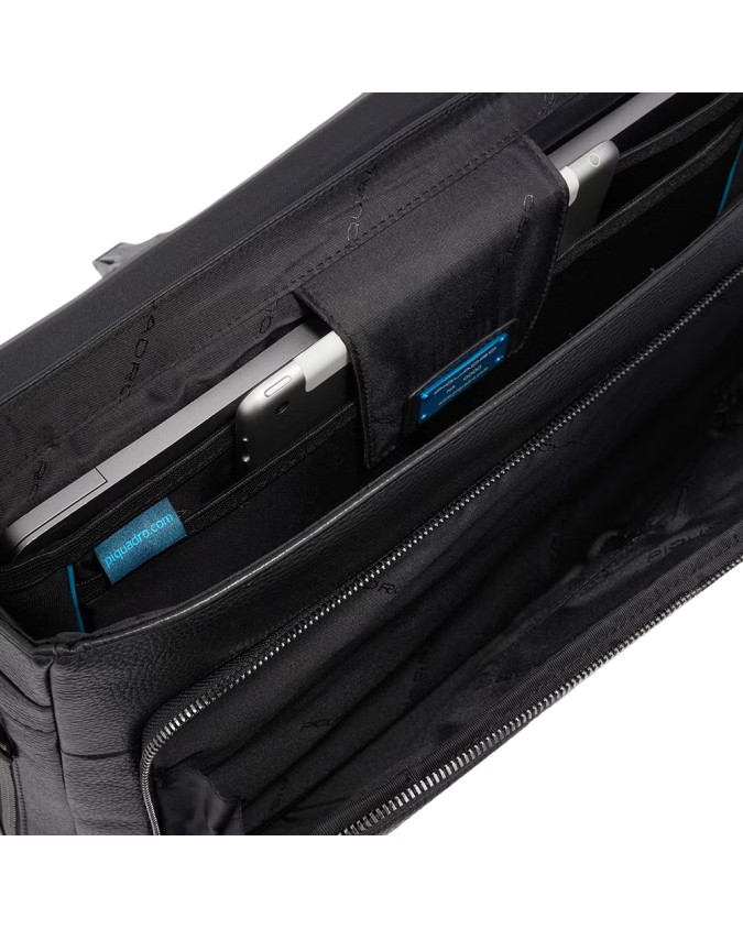 Piquadro - Cartella in pelle porta pc 15,6" espandibile Modus Special
