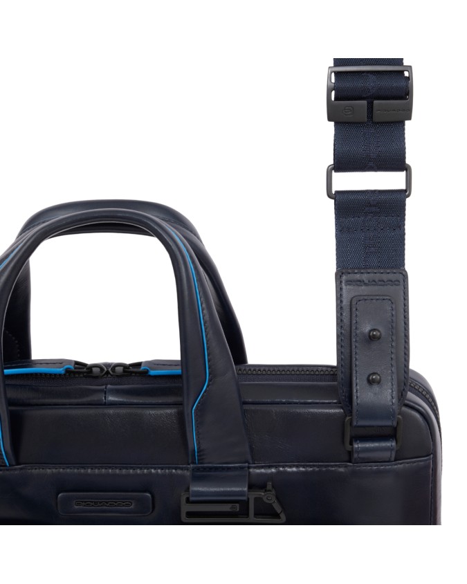 Piquadro - Cartella sottile in pelle porta pc 14" e porta iPad® B2 Revamp