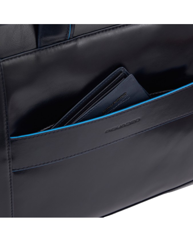 Piquadro - Cartella sottile in pelle porta pc 14" e porta iPad® B2 Revamp