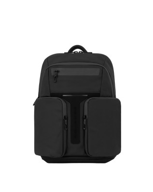  Piquadro - Zaino in nylon porta pc 14" con tasca impermeabile