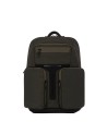 Piquadro - Nylon-Rucksack für 14-Zoll-Laptops mit wasserdichtem