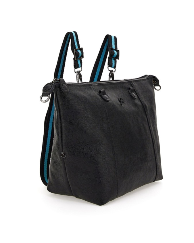 Gabs - Borsa Piatta G3 Plus Tg L in pelle Ruga Black