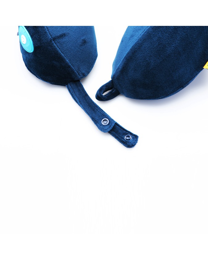 Travel Blue - Cuscino da viaggio massaggiante in memory foam