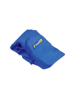 Travel Blue - Borsa con doppio manico pieghevole in poliestere 2
