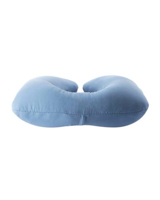Travel Blue -  Cuscino gonfiabile da viaggio in cotone 2