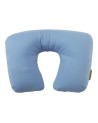 Travel Blue -  Cuscino gonfiabile da viaggio in cotone