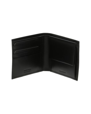Momo Design - Portafoglio uomo in pelle liscia con tasca porta monete 2